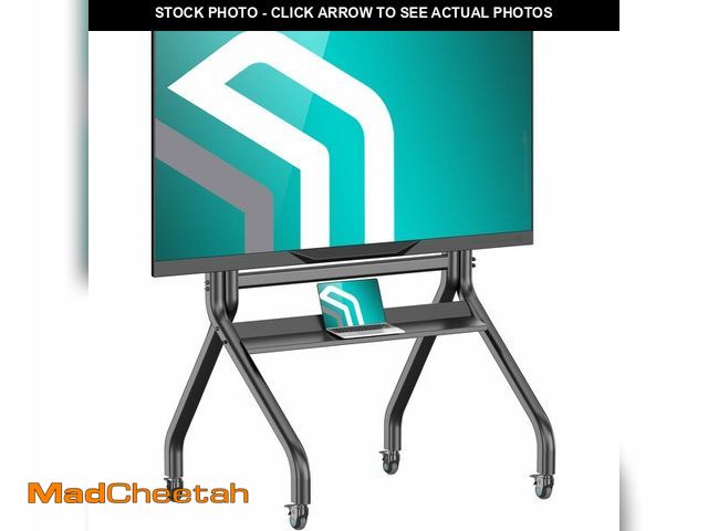 Lot 74-12694824 - ONKRON Mobile TV Stand on Wheels for 60-120 Inch Screen, max Load up to 331 lbs, Portable Television...