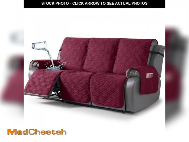 Lot 74-12313663 - TAOCOCO 100% Waterproof Recliner Sofa Covers 3 Seater, Split Couch Covers for Reclining Couches, Non...