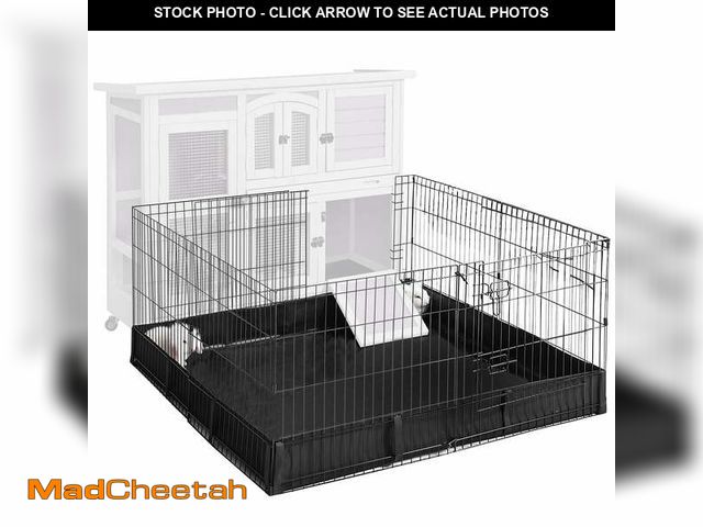 Lot 74-13656053 - Aivituvin Pet Playpen, Small Animal Playpen for Rabbits Hamsters Guinea Pigs Cage Exercise Pen and E...