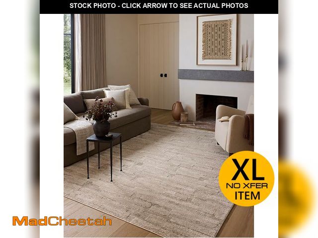 Lot 74-12898943 - Loloi Amber Lewis Monty Collection MOT-04 Taupe/Beige 7'-10" x 10' Area Rug - UNUSED