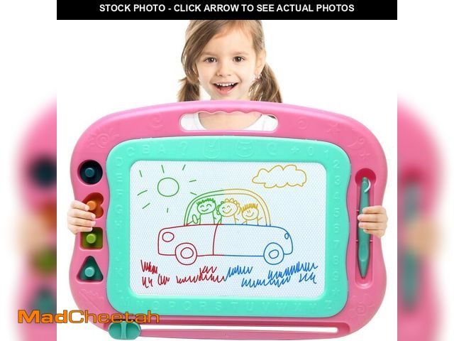 Lot 74-12703261 - Magnetic Drawing Board Magna Kids Doodle Board,Toddler Toys for Girls Boys 3 4 5 6 7 Year Old,Large ...
