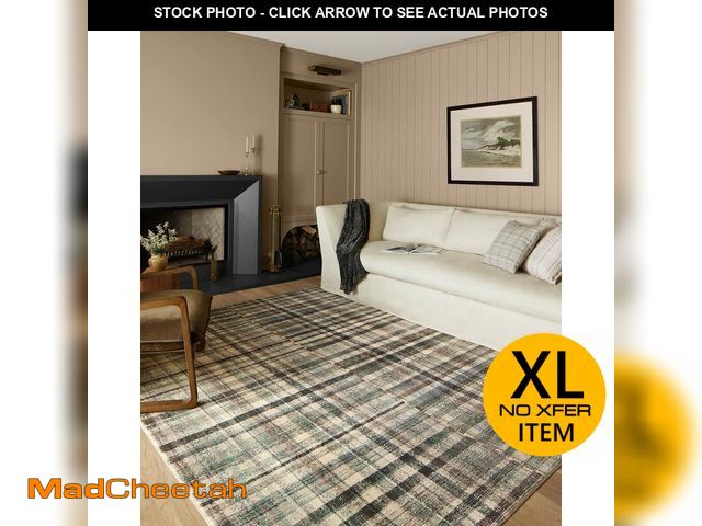 Lot 74-12787461 - Loloi Chris Loves Julia Humphrey Collection HUM-03 Forest/Multi 7'-3'' x 9'-3'' .38" Pile Height, Ar...