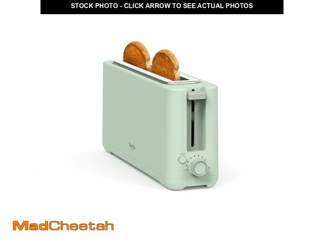 Lot 74-14062010 - Martha Stewart 2 Slice Long Slot Toaster, Extra Wide for Sourdough &amp; Bagels, 10 Setting Shade Co...