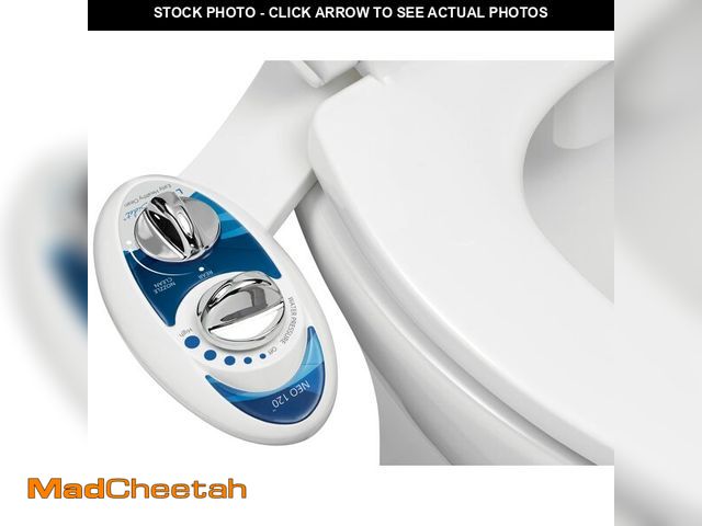 Lot 74-13627316 - LUXE Bidet NEO 120 - Single Nozzle, Self-Cleaning, Non-Electric Bidet Attachment for Toilet Seat, Ad...