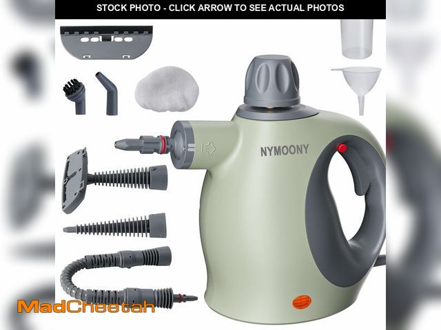 Lot 74-12704922 - Pressurized Handheld Steam Cleaner,15.22oz Large Tank with 9 pcs Accessories &amp; Safety Lock Steam...