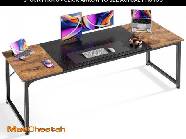 Lot 74-12164442 - Huuger Computer Desk, 70 Inch Office Desk, Gaming Desk with Storage, Writing Desk Work Desk for Home...