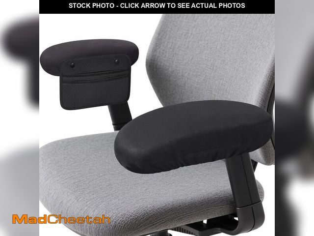Lot 74-13955722 - Virelis Ergonomic Office Chair Armrest Covers (Set of 2) - Soft Foam Arm Rest Pads for Elbow &amp; F...