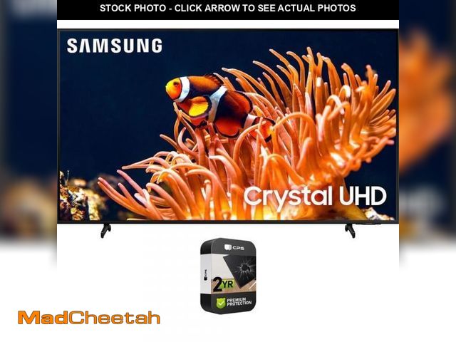 Lot 74-12144862 - Samsung 50'' 4K Crystal UHD LED with User Manual and Power Cord, DU8000 - UNUSED