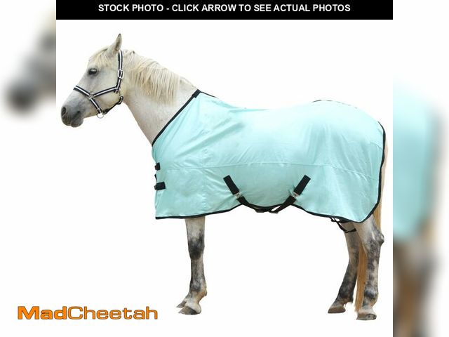 Lot 74-13625093 - Gallopoff Horse Fly Sheet, Standard Neck Comfy Mesh Fly Sheet for Horses, Equine Summer Sheets UV-Pr...