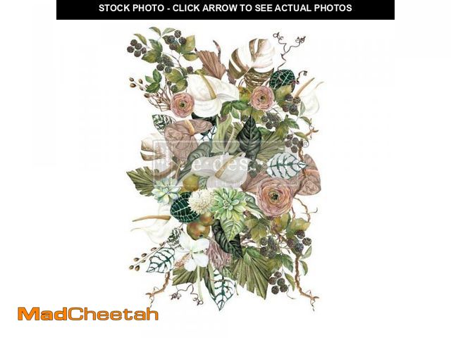 Lot 74-12312180 - Redesign With Prima Decor TransfersÃÂ® Anthurium Total Sheet Size 24x35,Cut Into 3 Sheets 655350656...