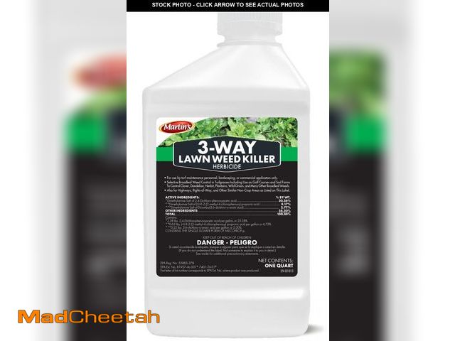 Lot 74-12439158 - Martin's 3-Way Lawn Weed Killer Concentrate - 30 Oz - USED