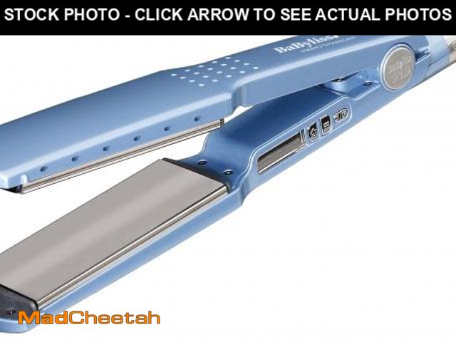 Lot 74-12213340 - BaBylissPRO Nano Titanium Ionic Flat Iron Hair Straightener, 1 3/4" Hair Straightener Iron for Smoot...