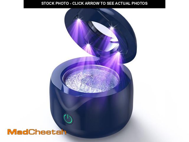 Lot 74-12048591 - CXRUY Ultrasonic Retainer Cleaner - UV Dental Cleaning Pod Night Guard Cleaner for Dentures, Aligner...