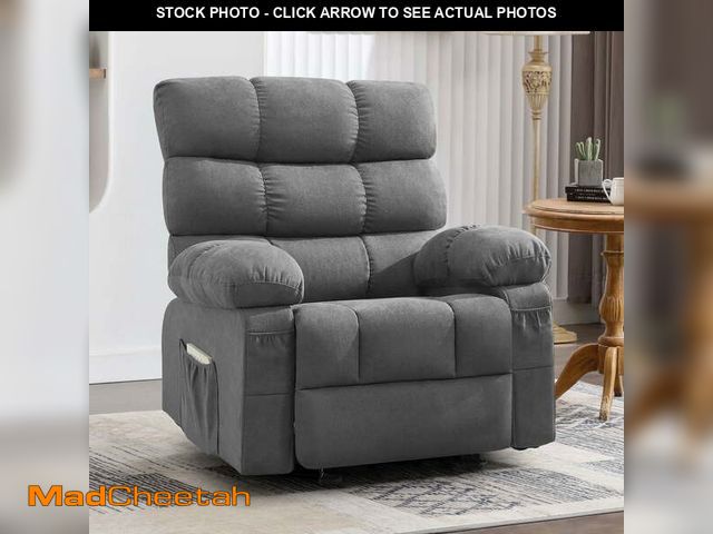 Lot 74-13044454 - JONPONY Rocker Recliner Chair, Ergonomic Lounge Chair for Living Room,Small Spaces with Rocking Func...
