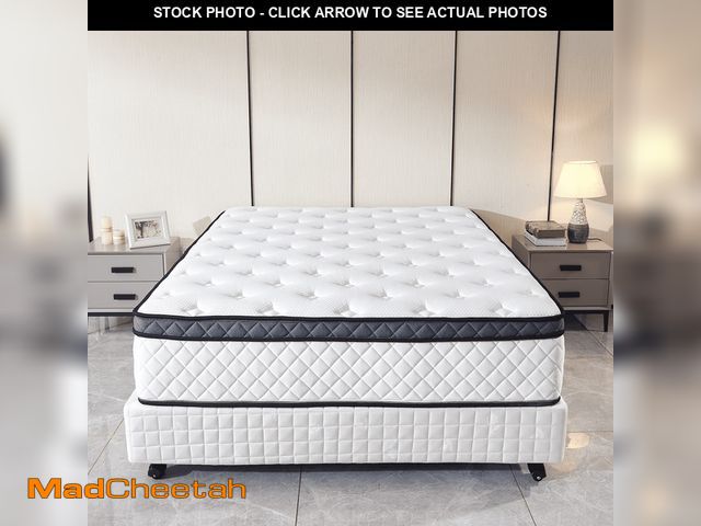 Lot 74-13643333 - Sentryse 12" Queen Euro Top Hybrid Mattress, Medium Firm Mattress in a Box - UNUSED