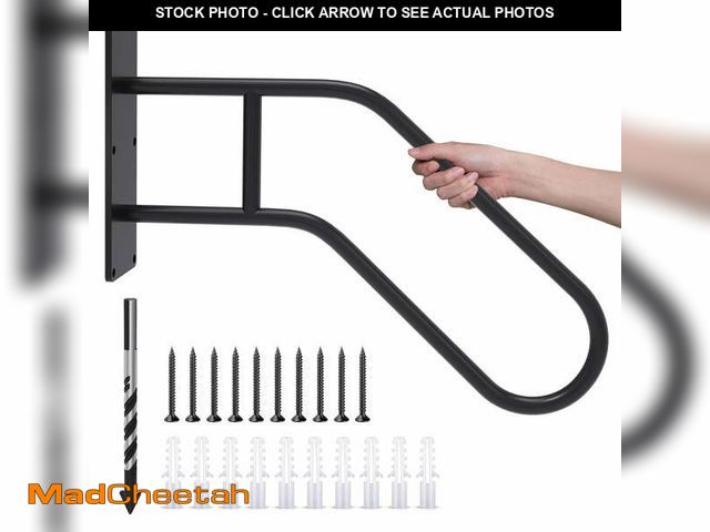 Lot 74-13818022 - Wall Mounted Handrail for Outdoor Steps, Standing Grab Bar Stair Handrail,(28.7") - UNUSED