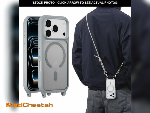 Lot 74-13545602 - MAGEASY Compatible with iPhone 17 Pro 6.3" Case with Crossbody Strap - 16ft Drop Protection, Compati...