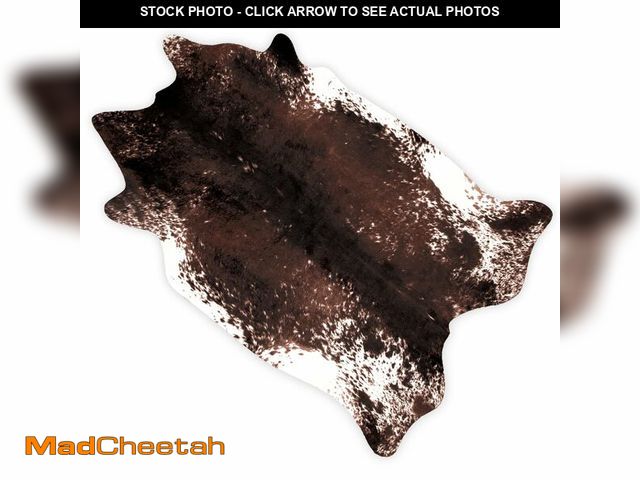 Lot 74-12714469 - MACEVIA Faux Cowhide Rug Cute Cow Print Rugs Animal Area Carpet Western Decor for Living Room Bedroo...