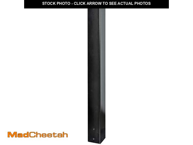 Lot 74-12691622 - Mail Boss Galvanized Steel In-Ground Mailbox Post in Black - UNUSED