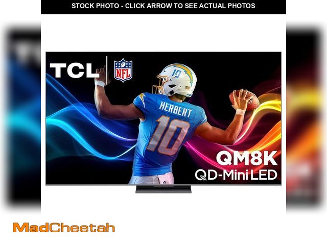 Lot 74-12658572 - TCL 65" QM8K Series 4K UHD HDR QD-Mini LED Smart TV With Google TV 65QM8K - UNUSED