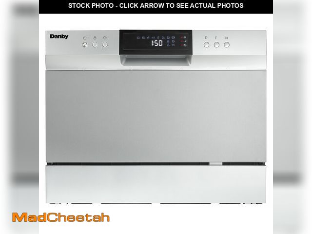 Lot 74-12689783 - Danby DDW631SDB Countertop Dishwasher, Stainless Steel - UNUSED