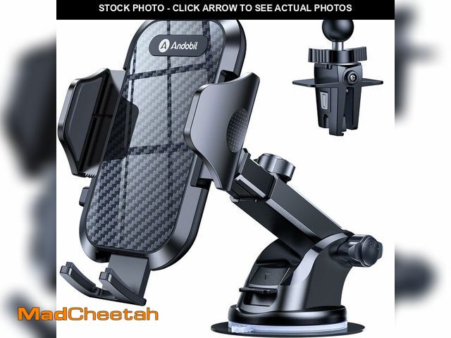 Lot 74-14056646 - andobil Car Phone Holder, 2026 Military-Grade 89lbs Strongest Suction Phone Holders for Your Car Das...