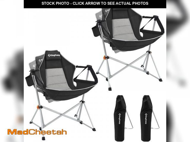 Lot 74-12123919 - KingCamp Hammock Camping Chair, Swinging Portable Folding Camp Chairs for Adults Max 400lbs Heavy Du...