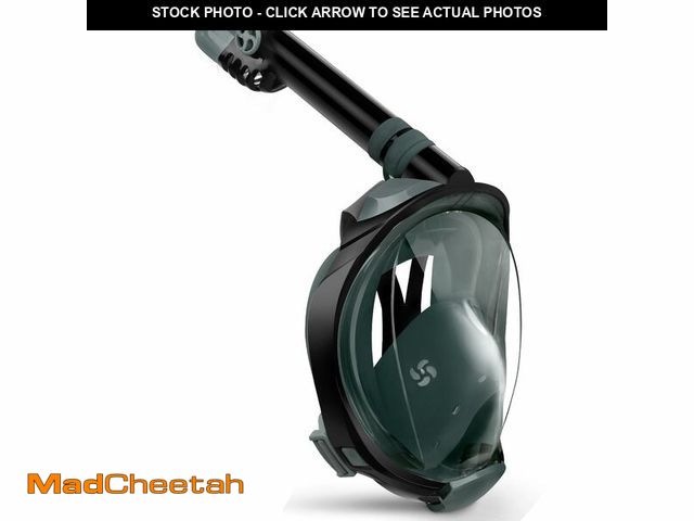 Lot 74-13569705 - Greatever G2 Full Face Snorkel Mask with Latest Dry Top System,Foldable 180 Degree Panoramic View Sn...