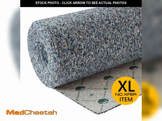 Lot 74-13043079 - *RIPPED* TrafficMaster 6 - 7/16 in. Thick 6 lb. Density Rebond Carpet Pad with Moisture Barrier *RIP...