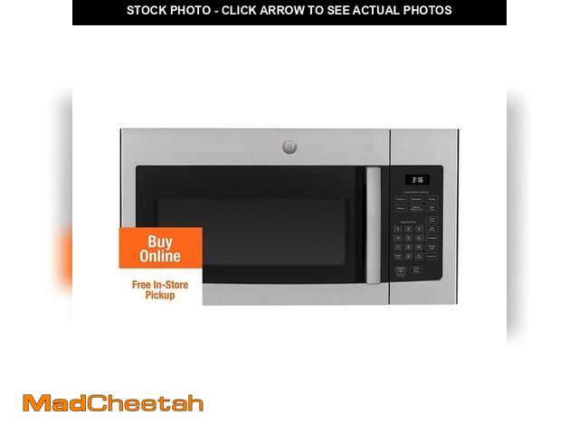 Lot 74-12674372 - GE 1.6 cu. ft. Over-the-Range Microwave in Stainless Steel - USED