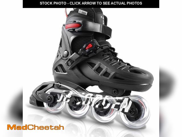 Lot 74-13773676 - Inline Skates for Kids Girls and Boys, 4 Sizes Adjustable Roller Skates Blades with Full Light Up Wh...