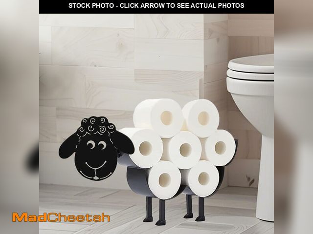 Lot 74-13629984 - Sheep Toilet Tissue Holder,Animal Paper Holders,Decorative Metal Papers Holder,Funny Toilet Animal S...