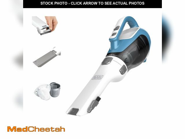 Lot 74-14145350 - BLACK+DECKER dustbuster AdvancedClean Handheld Vacuum Cordless, Compact Home and Car Vacuum with Cre...
