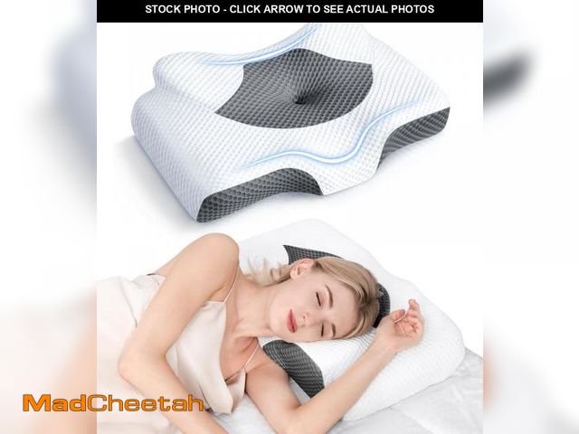 Lot 74-11554791 - Osteo Cervical Pillow for Neck Pain Relief, Hollow Design Odorless Memory Foam Pillows with Cooling ...