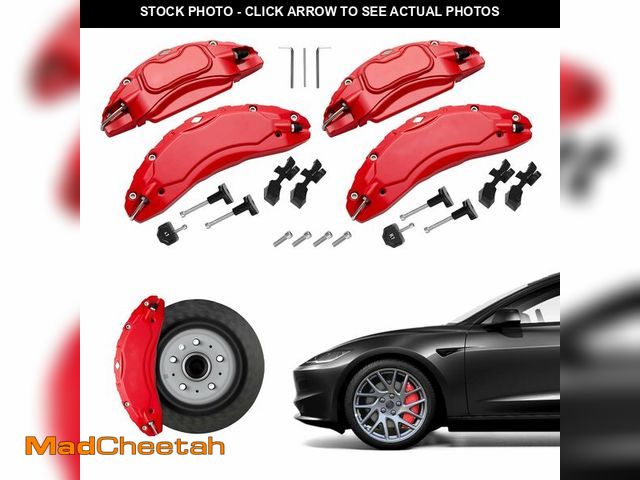 Lot 74-12710145 - Brake Caliper Covers Set of 4 Compatible with for Tesla Model 3 Highland 2024 .18/19 inch Wheel Hub ...