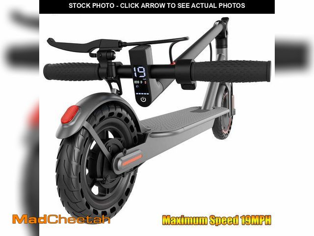 Lot 74-13642864 - JOYHIS J078 Electric Scooter for Men and Women 8.5" Solid Tire 19mph Power by 350W Motor Max 21 mile...