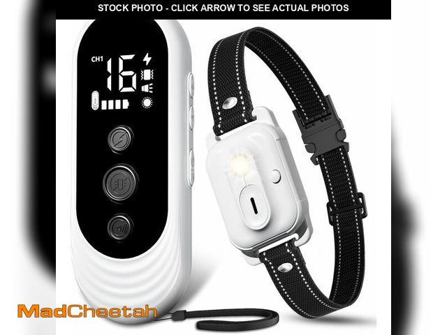 Lot 74-13713981 - Dog Shock Collar, 3300ft Dog Training Collar with Remote, IPX7 Waterproof Rechargeable Sleek Modern ...