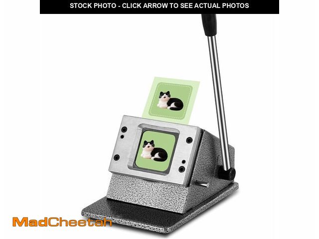 Lot 74-13565329 - 2x2" Fridge Magnet Paper Cutter Photos Magnets Cutter Square Button Maker Cutter Square Paper Punch ...