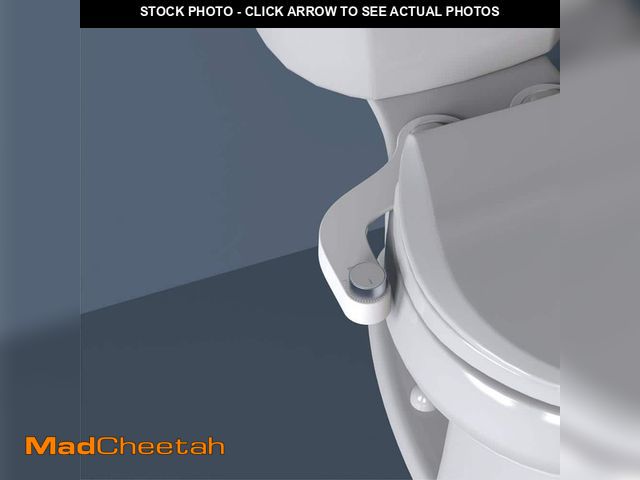 Lot 74-12553995 - (MISSING HARDWARE) FreshSpa Comfort+ Ambient Temperature Non-Electric Bidet Attachment in White - US...