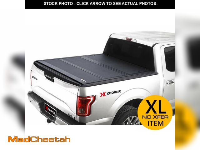 Lot 74-13117073 - Xcover Low Profile Hard Folding Truck Bed Tonneau Cover, Compatible with 2014-2018 Chevy Silverado/G...