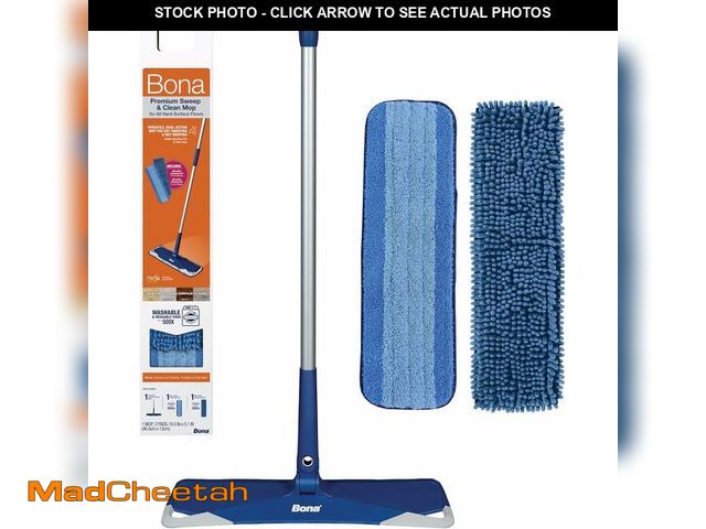 Lot 74-13926894 - Bona Premium Sweep &amp; Clean Mop for Multi-Surface floors - UNUSED