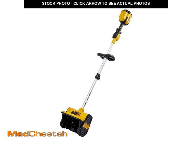 Lot 74-13766489 - *DIRTY* DEWALT 10 in. 20-Volt MAX Battery Powered Snow Shovel Snow Thrower with Adjustable Direction...