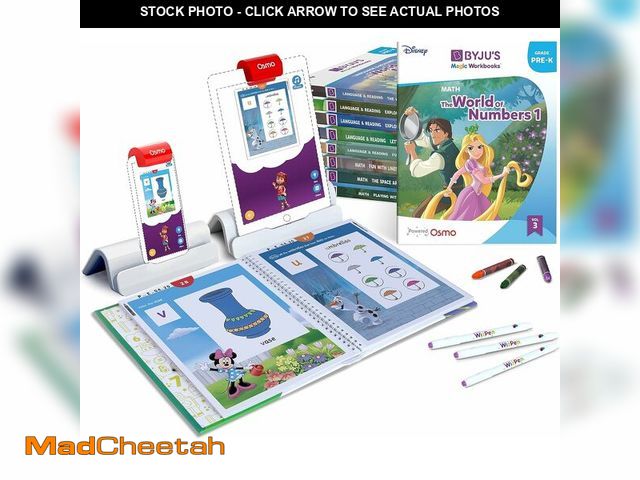 Lot 74-13382206 - BYJU'S Learning Kit: Disney, Pre-K Premium Edition (App + 9 Workbooks) - Preschool, Ages 3-5, Featur...