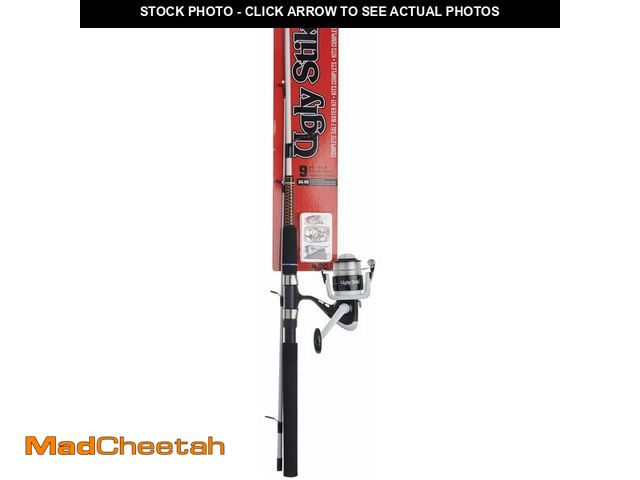 Lot 74-14068435 - Ugly Stik 7' Complete Saltwater Kit Fishing Rod and Reel Spinning Combo, Ugly Tech Construction with...