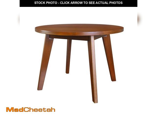 Lot 74-12680991 - American Trails Genuine 24 in. Sweet Oak Round Hardwood Coffee Table - UNUSED