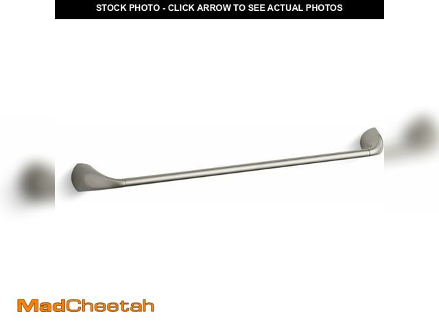 Lot 74-13698146 - KOHLER 37051-Bn Alteo Bathroom Towel Bar, 24", Brushed Nickel - UNUSED