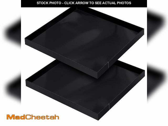 Lot 74-12706354 - Teenyyou 2 Pcs 12" x 12" x 1" PTFE Solid Oven Basket Non Stick Cooking Basket Cooking Trays for Quic...