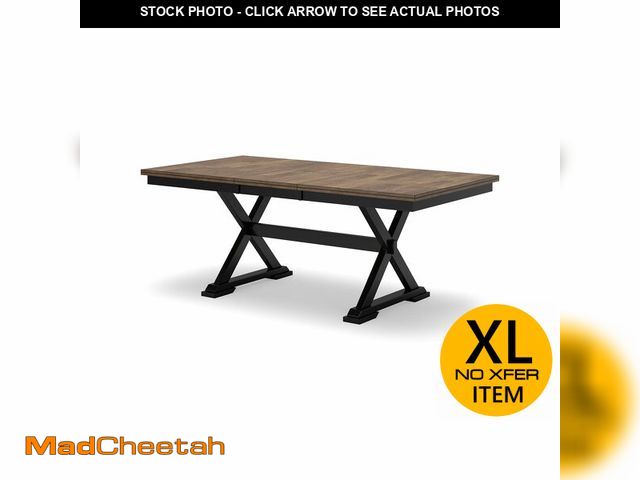 Lot 74-13120524 - Signature Design by Ashley Wildenauer Dining Extension Table, Self-Storing Butterfly Leaf, Seats 8, ...