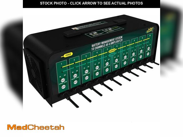 Lot 74-13926875 - Battery Tender 10 Bank Multibank Charger - 40 AMP (4 AMPs Per Bank) - Selectable 12V / 6V - Smart an...