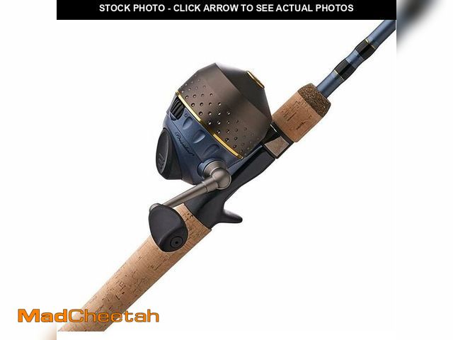 Lot 74-12544302 - Pflueger 6'6" President Spincast Reel and Rod Combo, Medium, 2-Piece Graphite Rod, Size 10 Reel, Alu...
